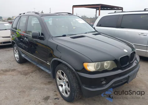 2001 BMW X5 4.4 from USA, damaged, VIN WBAFB33501LH08973